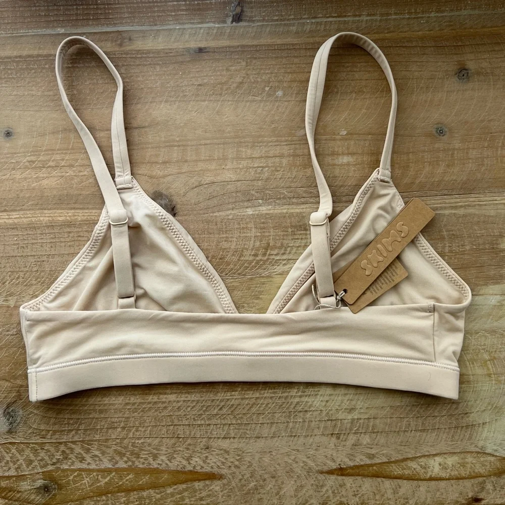 Skims Fits Everybody Triangle Bralette Size Small New - Picture 3 of 4